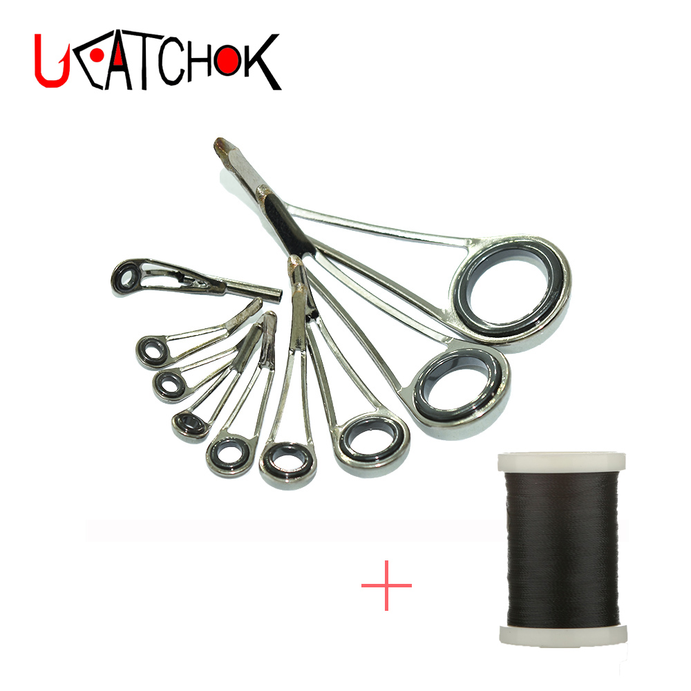 Fishing Rod Building Kit - طقم 9 قطع من حلقات توجيه
