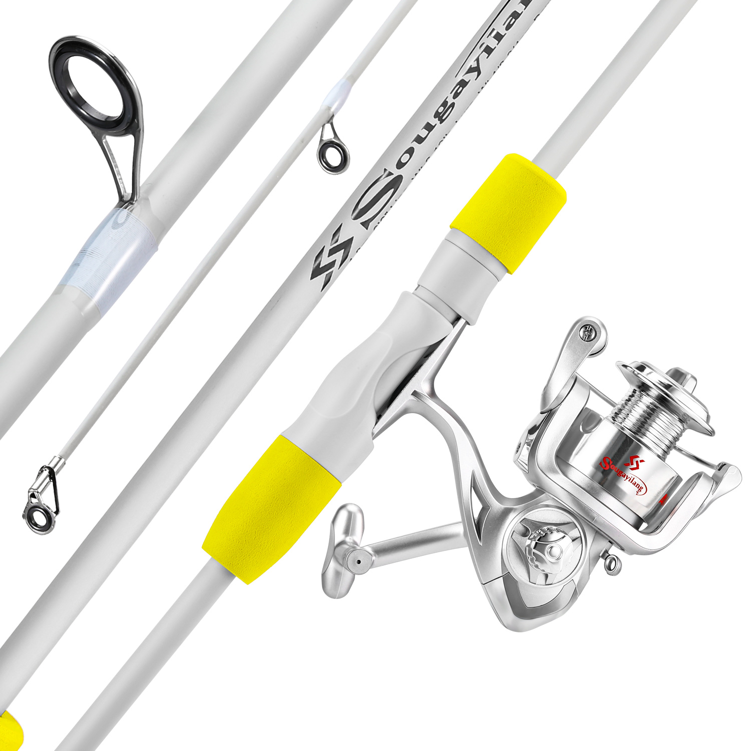 Fishing Rod Carbon Fiber - Sougayilang 2 قسم الغزل الصيد رود