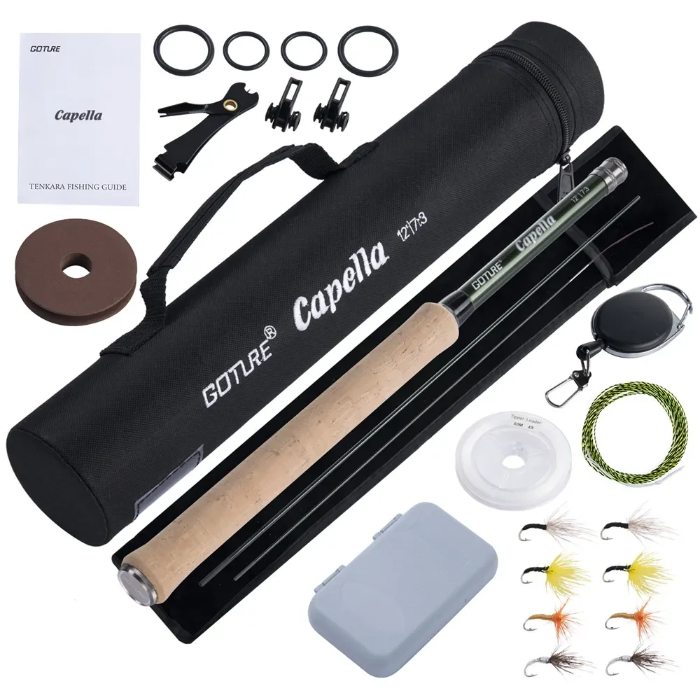Fishing Rod Carbon Fiber - طقم صيد السمك بالذباب من جوتور