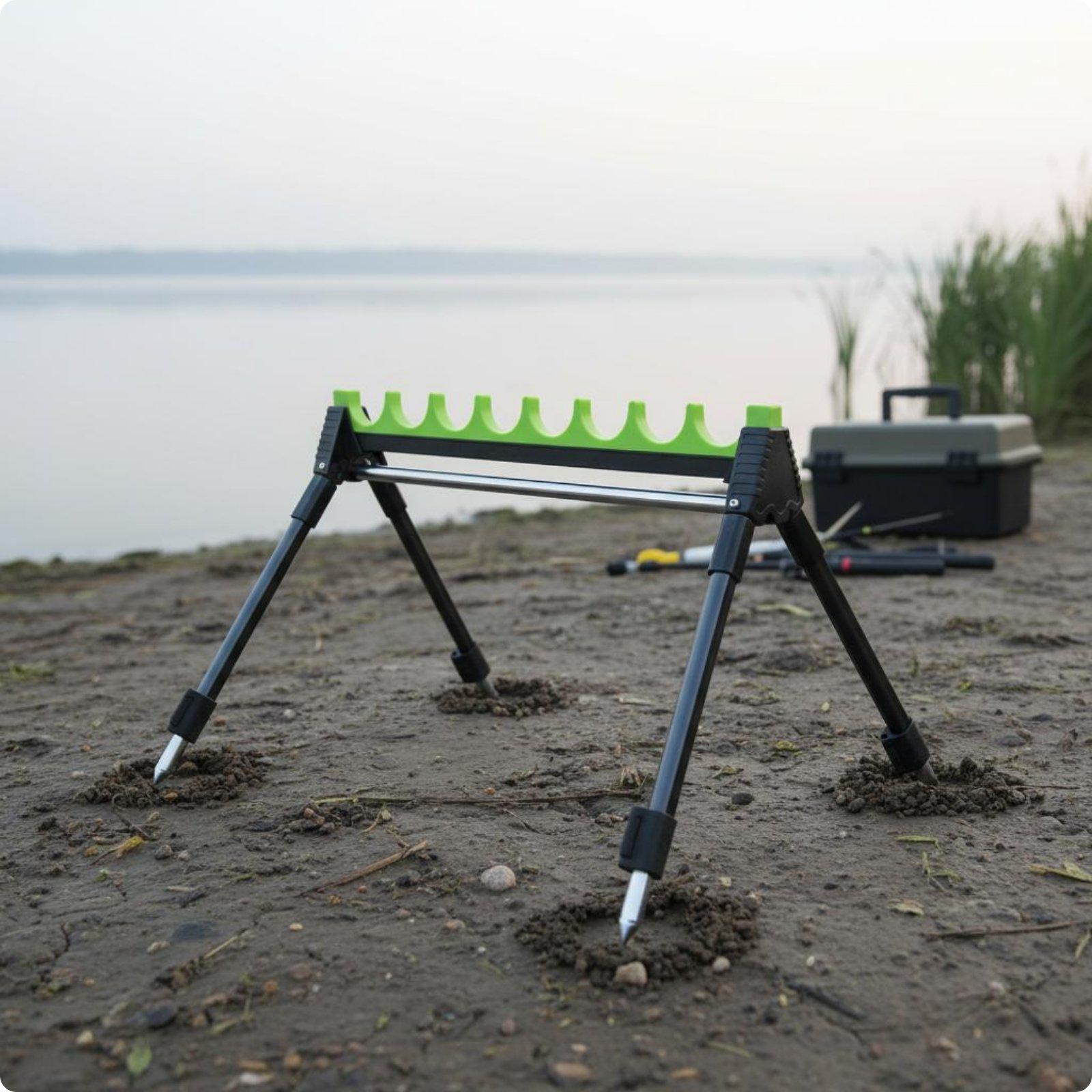 حامل صنارة صيد تلسكوبي قابل لل - مراجعة Fishing Rod Rack وسعره