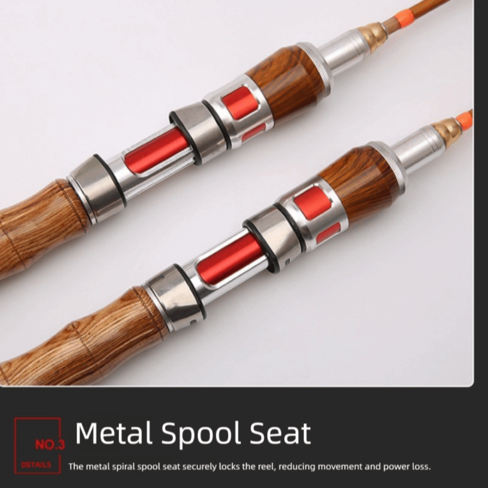 عالية الجودة 4 أقسام الغزل الص - مراجعة Fishing Rod Carbon Fiber وسعره
