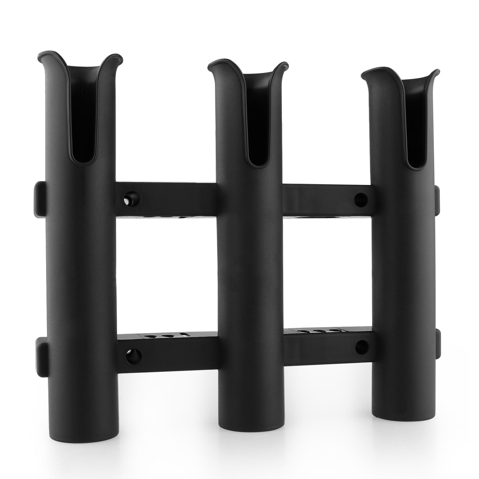 حامل قصبة صيد أسود من البولي ب - مراجعة Fishing Rod Rack وسعره
