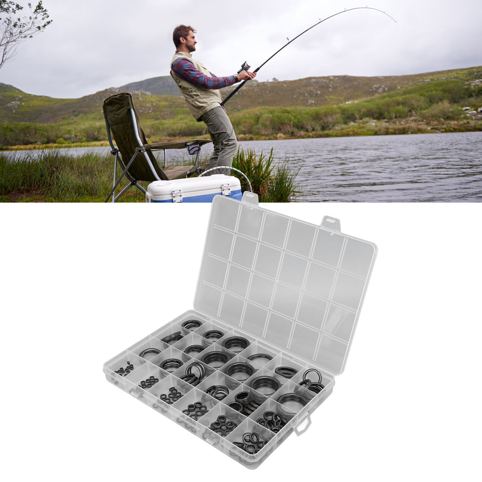 الصيد رود دليل طقم تصليح الصيد - مراجعة Fishing Rod Building Kit وسعره