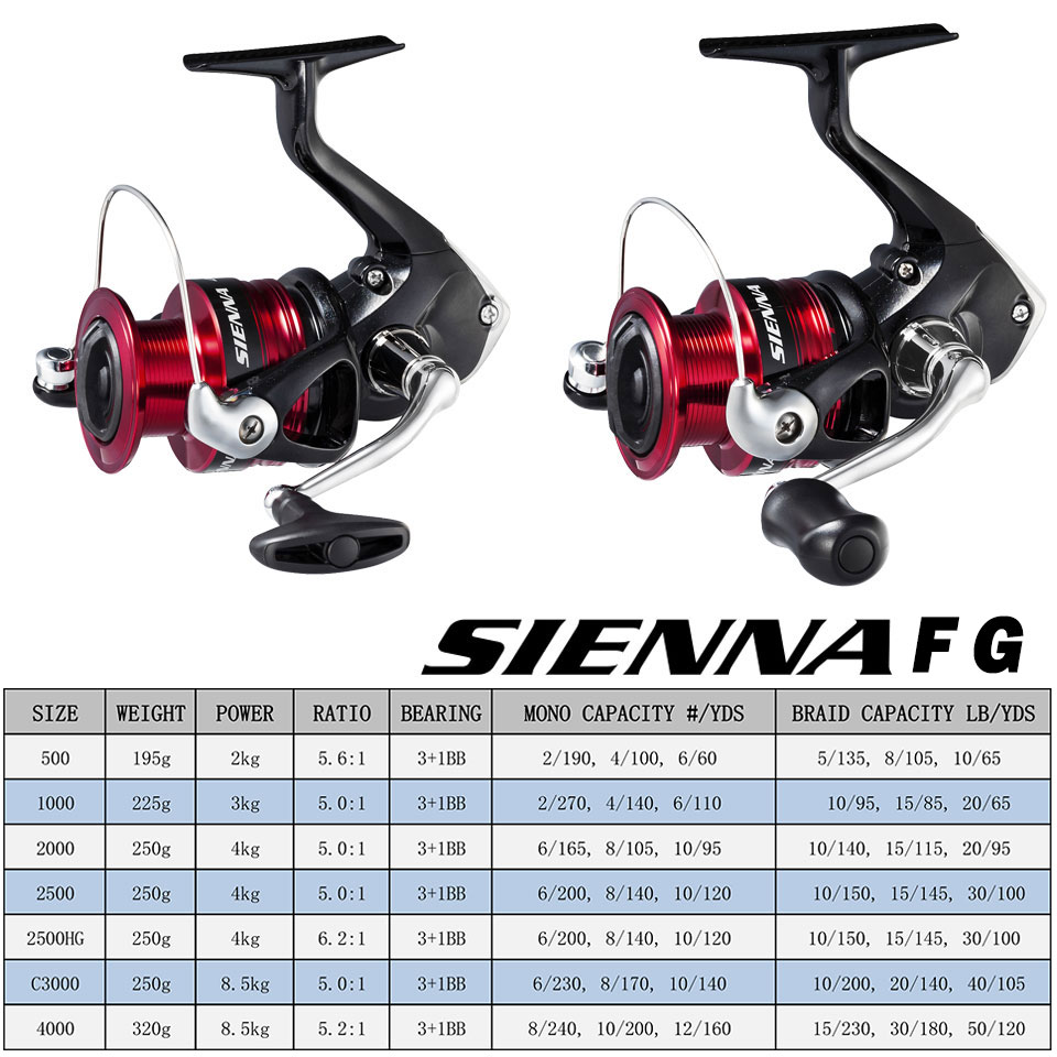 بكرة صيد دوارة من SHIMANO SIEN - مراجعة Shimano Reel Stradic وسعره