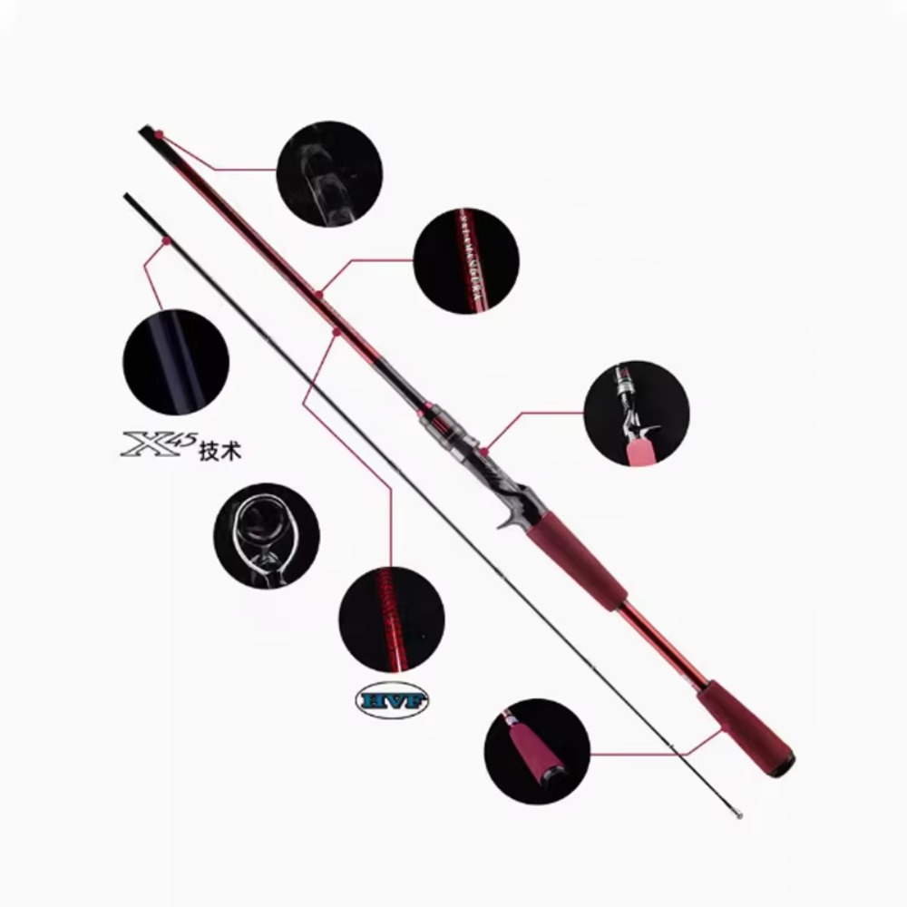 قصبة صيد من ألياف الكربون للصي - مراجعة Fishing Rod Carbon Fiber وسعره