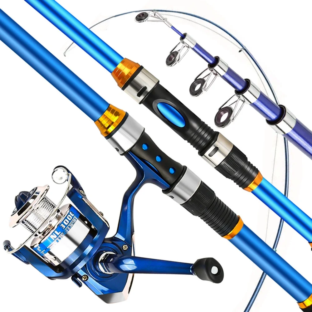 مجموعة صنارة صيد من الألياف ال - مراجعة Fishing Rod Carbon Fiber وسعره