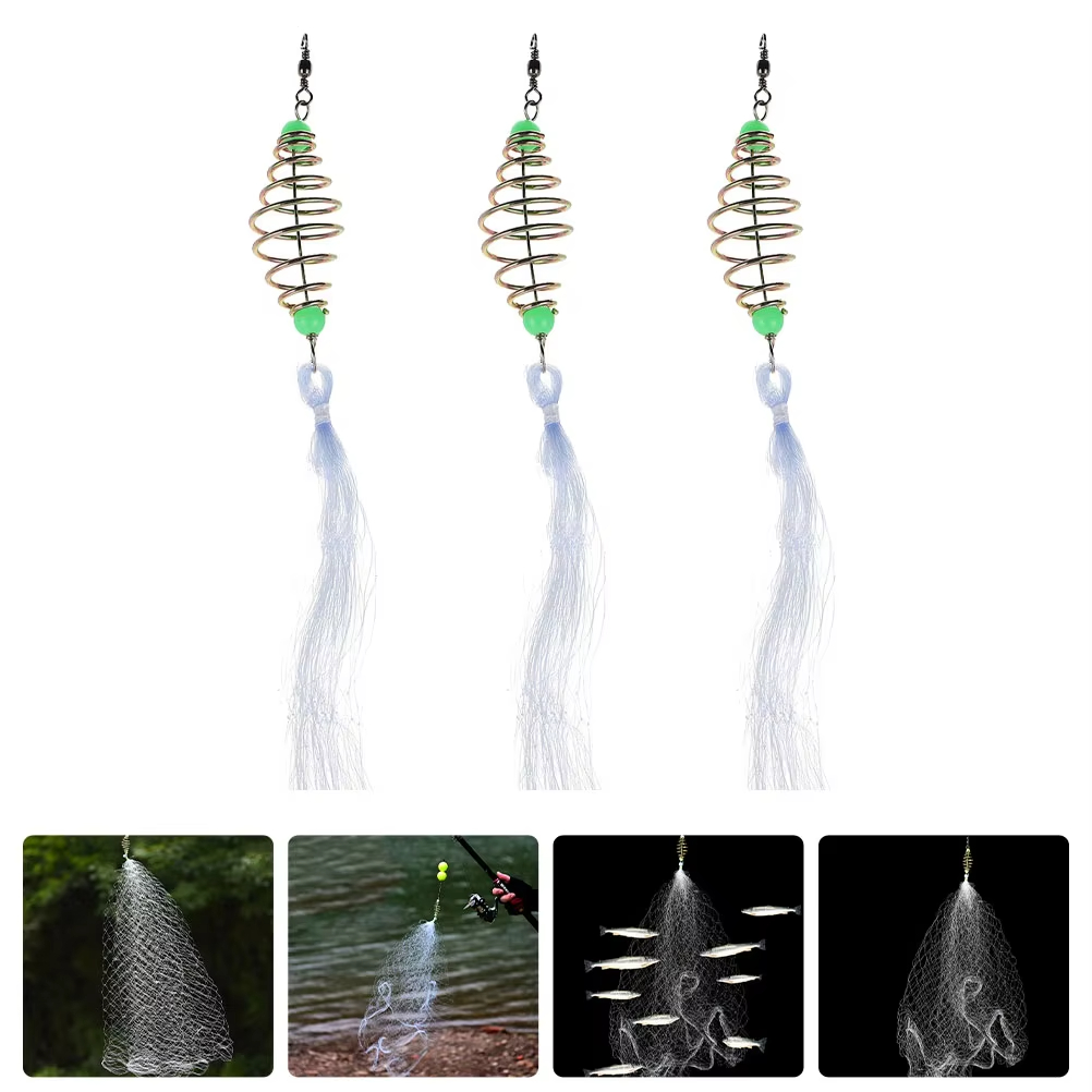 فخ شبكة الصيد المغذية فخ النحا - مراجعة Fishing Rod Casting وسعره