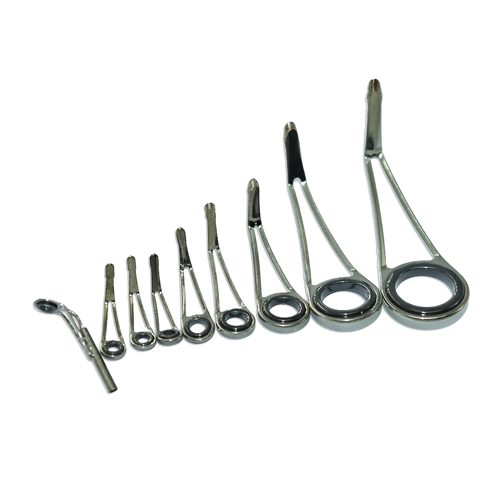طقم 9 قطع من حلقات توجيه صنارة - مراجعة Fishing Rod Building Kit وسعره